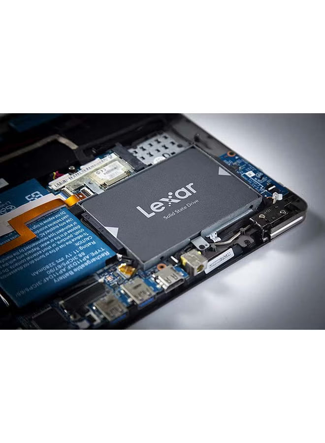 Lexar 128GB NS100 SSD 2.5” SATA III Internal Solid State Drive, Up To 520MB s Read, Gray (LNS100-128RBNA)