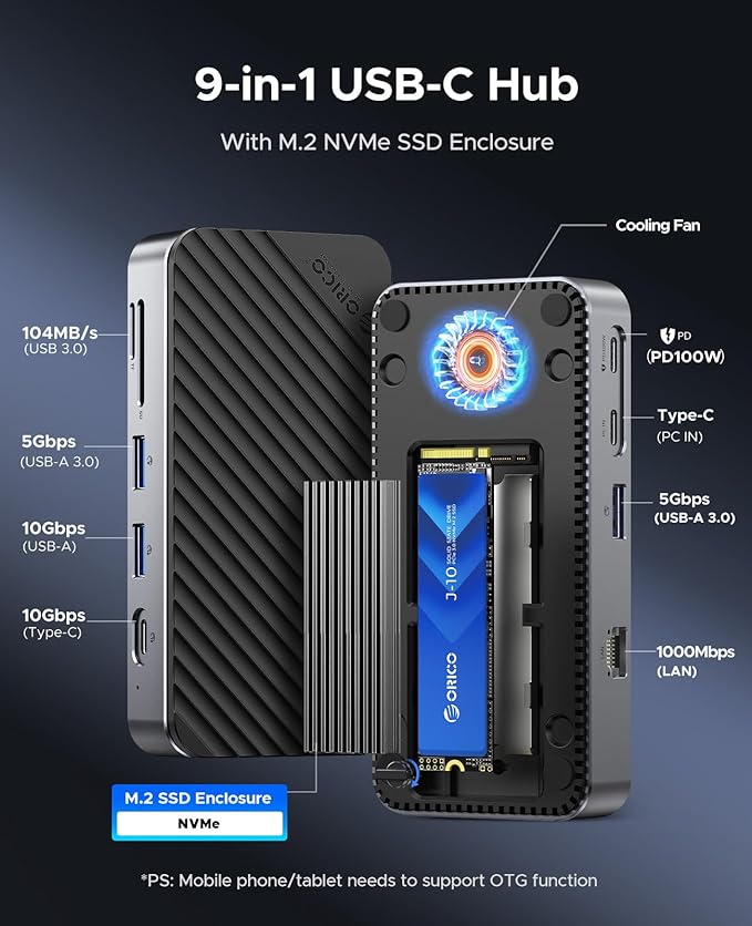 ORICO HUB TYPE C DPM2P9-V1