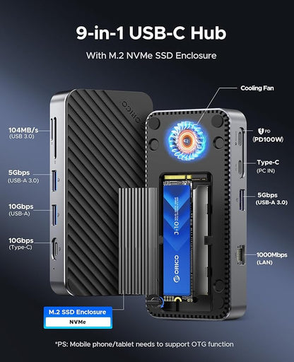 ORICO HUB TYPE C DPM2P9-V1