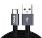 Bwoo X211C USB C Cable, 1-Meter, Nylon Braided - Black
