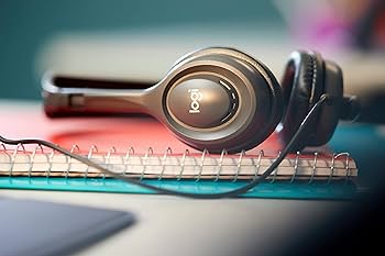 Logitech H111 Stereo Headset for Live Chat and Music, Black/Silver, Wired, On-Ear