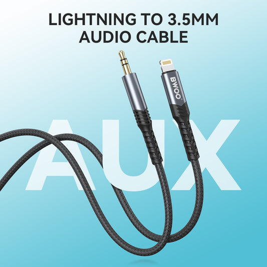 BWOO Lightning to 3.5mm Audio Cable  AUX068
