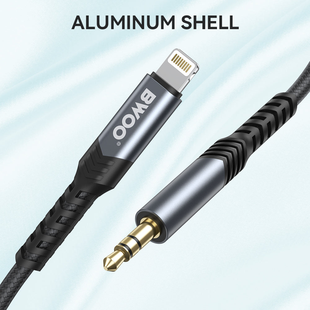 BWOO Lightning to 3.5mm Audio Cable  AUX068