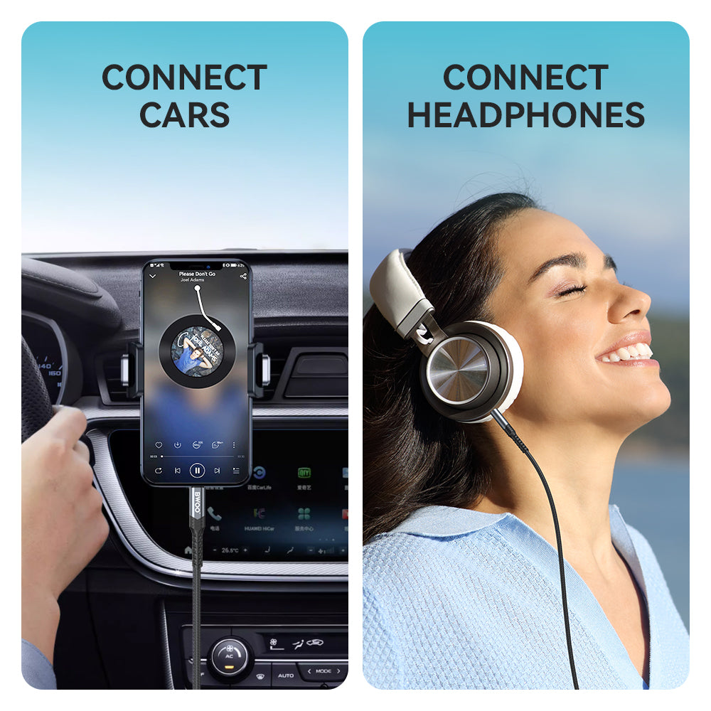 BWOO Lightning to 3.5mm Audio Cable  AUX068