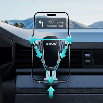 Classics Design Gravity Locking Car Phone Holder BO-ZJ126