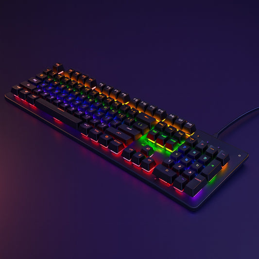 R8 1035 Professional Wired Mechanical Switches RGB Gaming Keyboard
