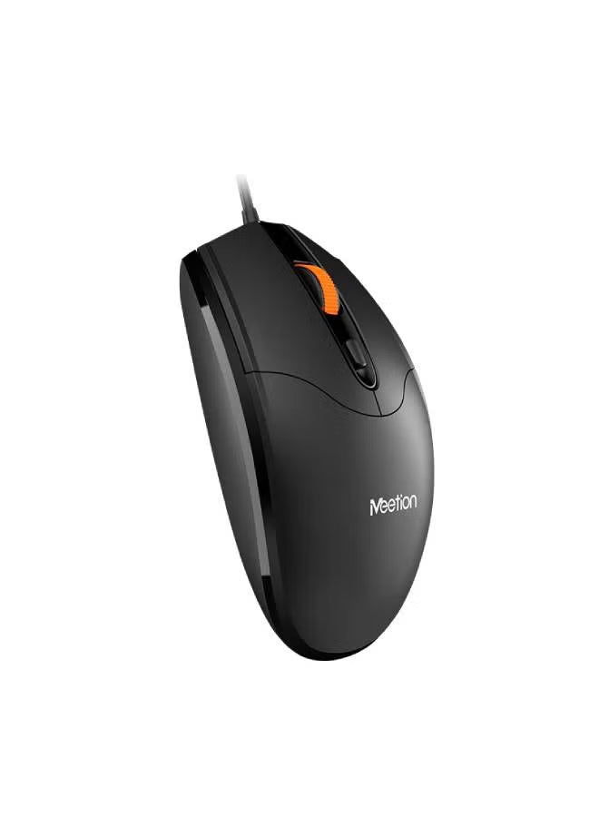MEETION M362 USB Optical Mouse - Black