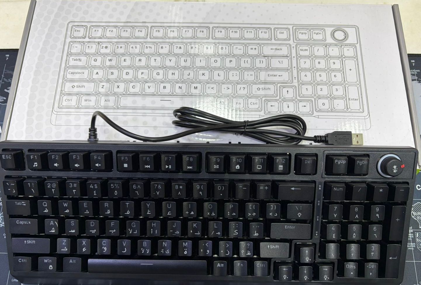 KEYBOARD K98 BLUE SWITCH MIX COLOR