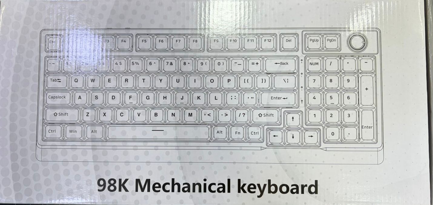 KEYBOARD K98 BLUE SWITCH MIX COLOR