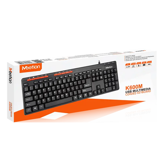 Meetion Mt-K600m USB Backlit Office Keyboard