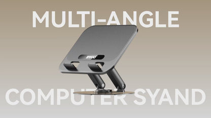 BWOO Aluminum Alloy Foldable Desktop Tablet Holder 360° Rotating ZJ131