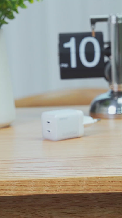 45W USB-C Dual ports GaN Charger BO-CDA223