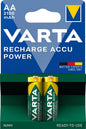 VARTA RECHARGE ACCU POWER AA BATTERIES LR6 2100mAh NiMH MIGNON 2BL 1.2V NEW